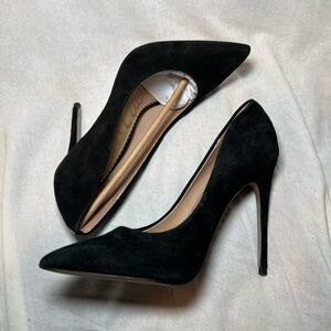 SAM EDELMAN DANNA POINTED
TOE HEEL Black Suede Size 7 New In BoX